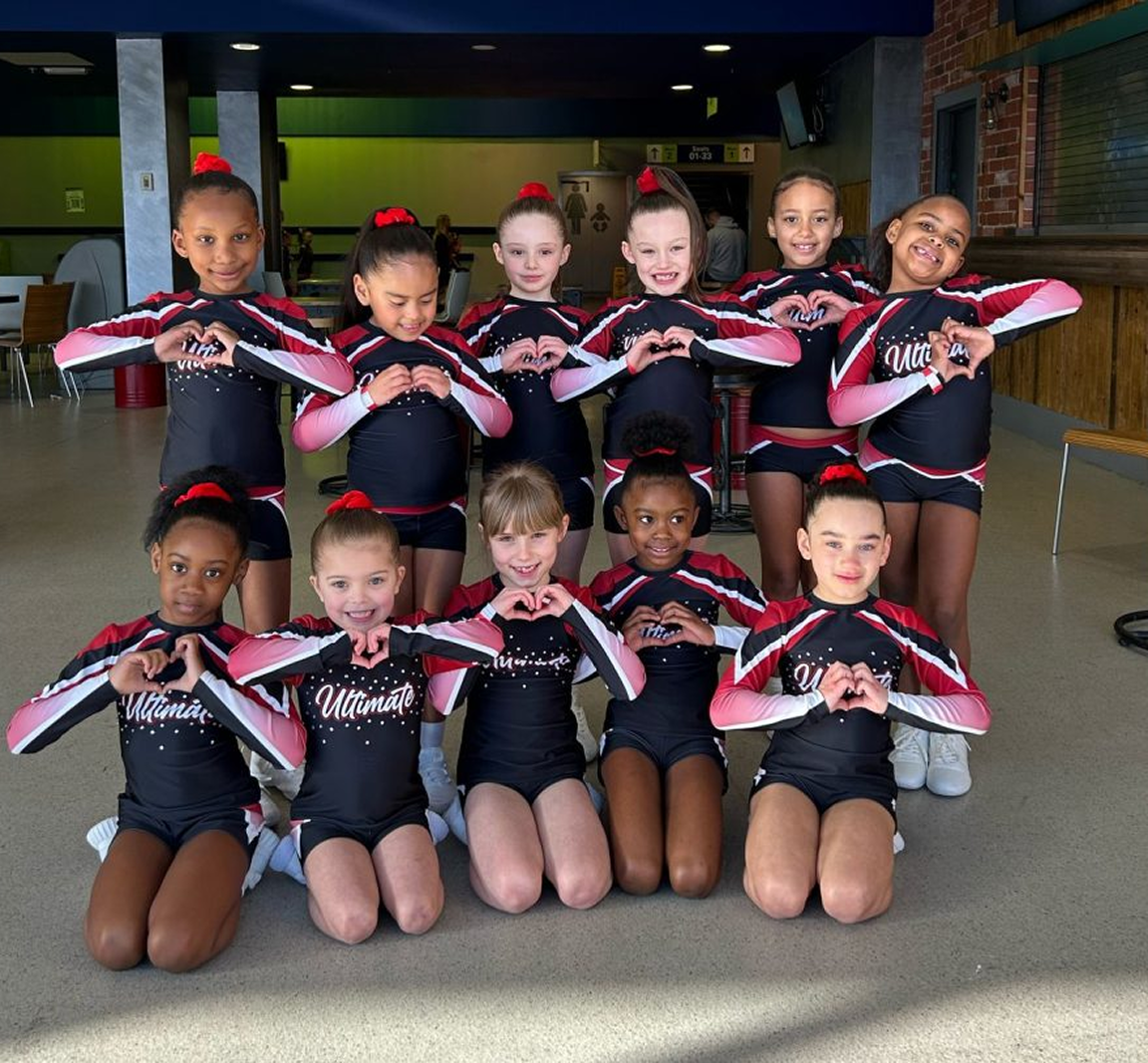Baby Aces children's cheerleading class